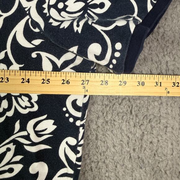 Polo Ralph Lauren Shirt Mens 2XL Blue Floral Print Geometric Pique Mesh - Picture 9 of 11